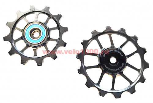 Ролики для суппорта 12T/14T, на 11-12 скор Shimano, 11 скор Sram, фрезеров AL7075, нерж промп. для велосипеда
