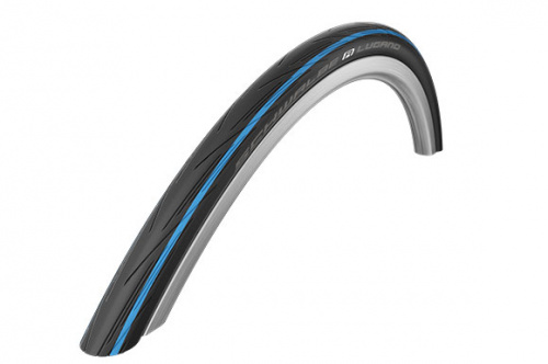 Покрышка 700x25C, жесткий корд, черно-синяя, слик, с добавлением кевлара, 130psi, 350г. для велосипеда