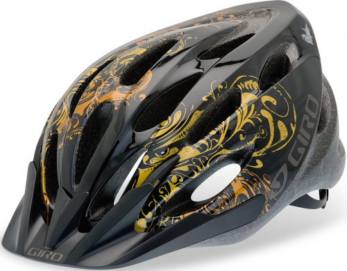 Шлем SCYLA, черно-золотой, единый размер. для велосипеда