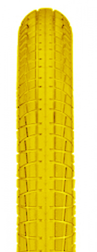 Покрышка 20"x2.4", слик в клеточку, жёлтая, 60TPI. для велосипеда