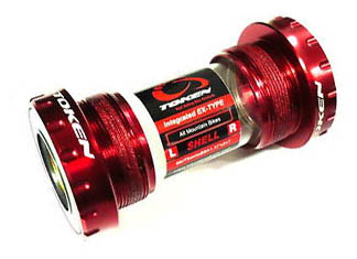 Каретка с внешними подшипниками X-Seal для ХС, красная, ось 24мм, 68/73мм, 98г.
