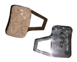 Колодки Semi metal с пруж для диск тормозов. для велосипеда