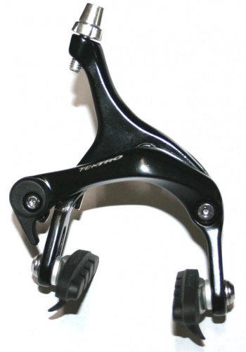 Тормоз клещевой передний, черный, на гибрид, кованые алюм рычаги 41-57мм.  для велосипеда