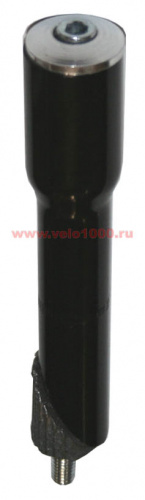 Удлинитель штока вилки 1-1/8", 150мм, черный. для велосипедов