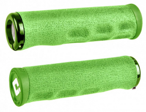 Грипсы 135мм, зеленые, A.I.R.E. компаунд, зеленый алюм lock-on. для велосипеда