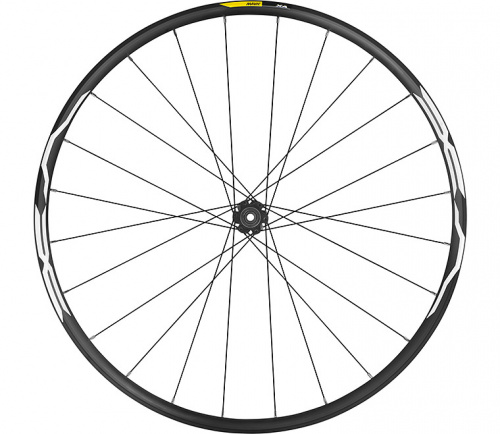 Колесо переднее 27.5", сварной UST обод H=25мм, втулка 15х110мм, баттированные спицы, 825г. для велосипеда