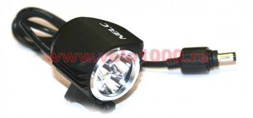Фара 3 Cree XM-L2 T6, 1600Лм, 47x40x34мм, крепёж на руль и голову, аккум 6Ач, зарядник 8.4v, инд уп для велосипедов 
